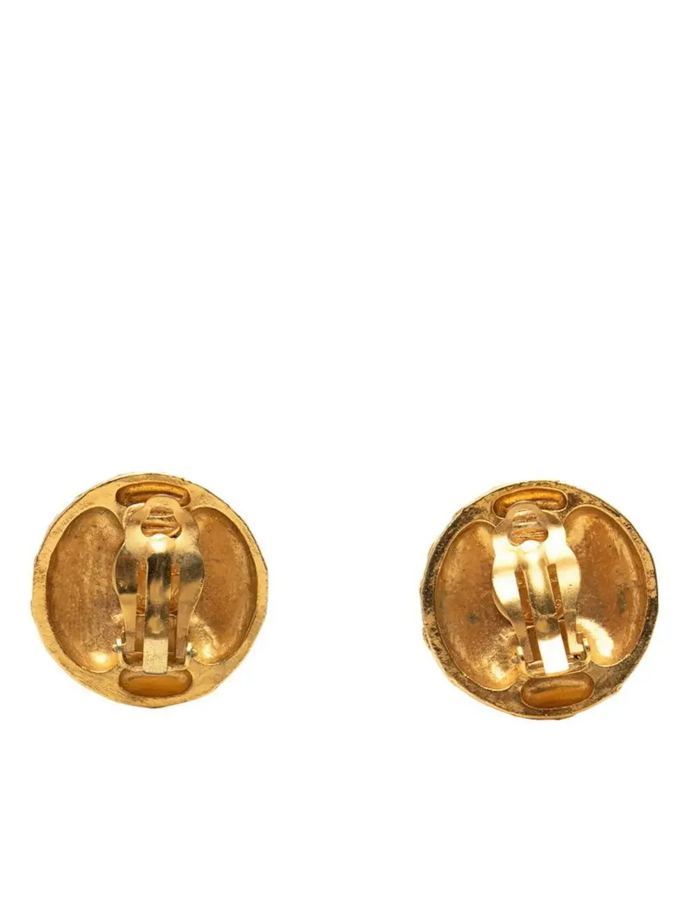 Chanel Cc Logo Clip-On Earrings Metal #246962C70B